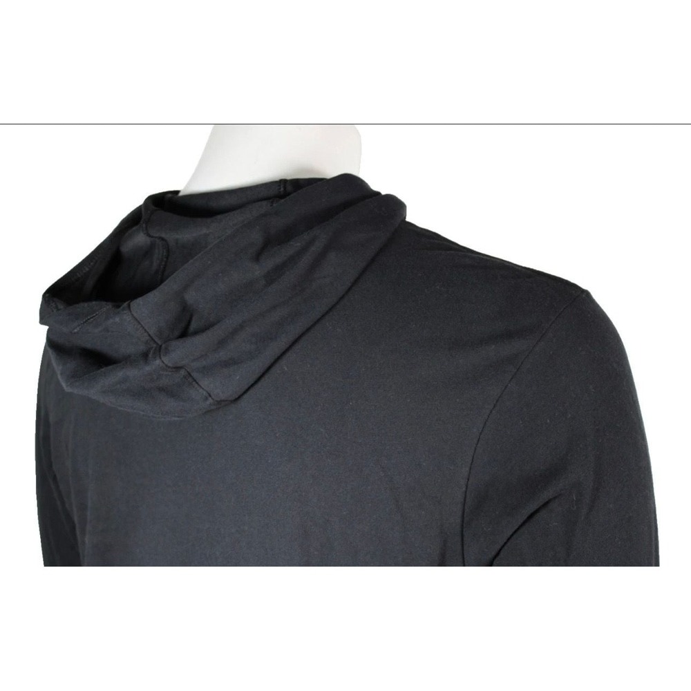 Nike Dri-FIT Hoodie Men's Medium Black Lightweight Pullover Activewear SportNWT - Picture 7 of 12